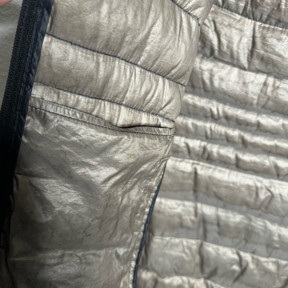 Andrew Marc packable premium down black long puffer jacket XS - Picture 7 of 8